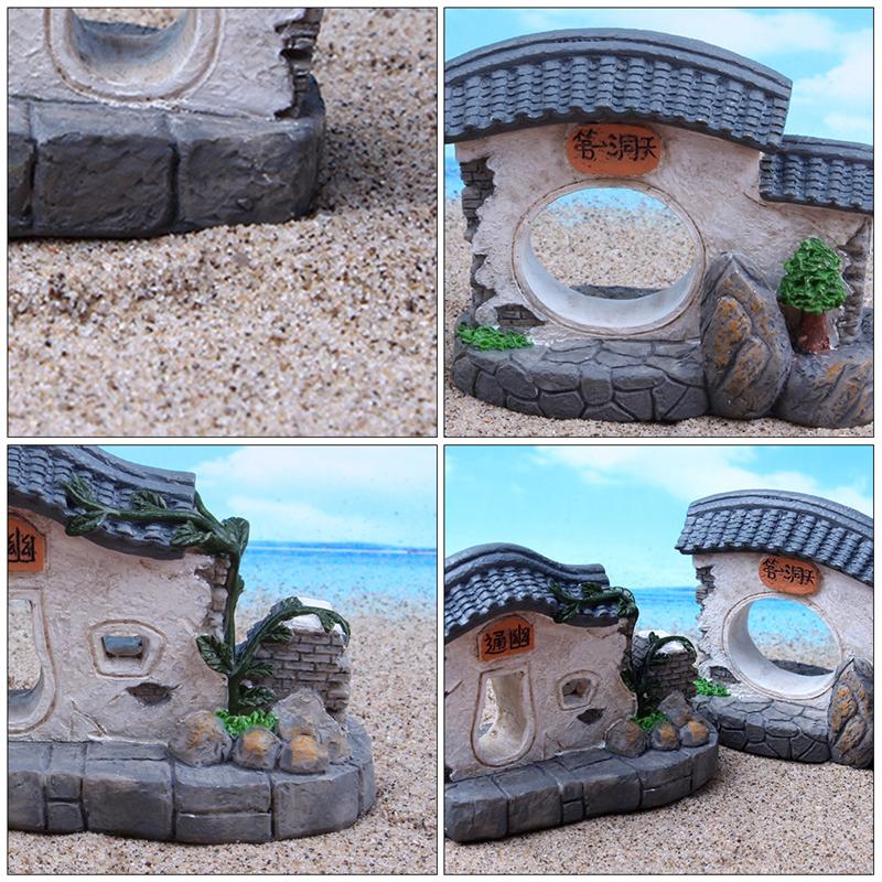 2pcs Aquarium Decors Fish Tank Landscape Ornaments for Aquarium Fish Tank Water