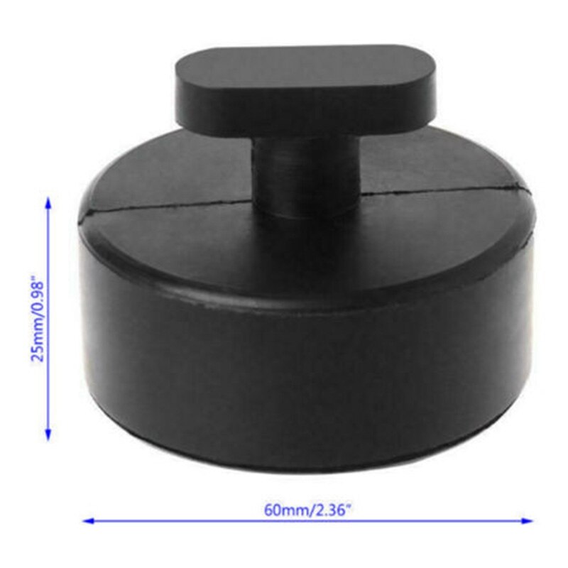 Car Universal Jack Support Block Rubber Pad Solid Adapter Rubber Jack Pad Rubber Pad Black