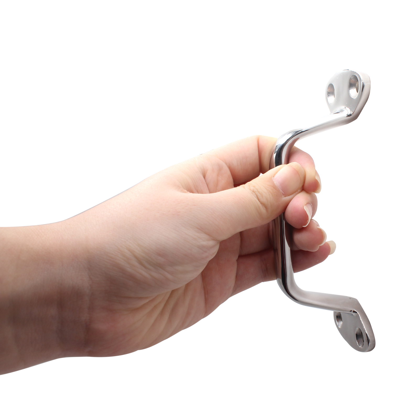 6"(150MM) Solid 316 Stainless Steel Marine Boat Door Grab Handle Bar Marine Heavy Duty Mud Boat Grab Rail Handrail Drawer