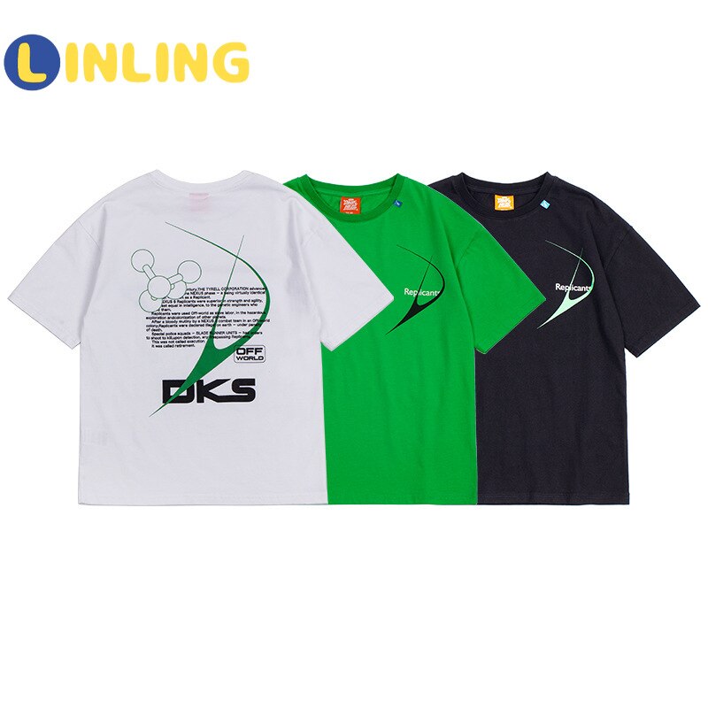 LINLING enfants impression vêtements garçons filles à manches courtes T-shirt enfants t-shirts hauts enfant coton vêtements été P237