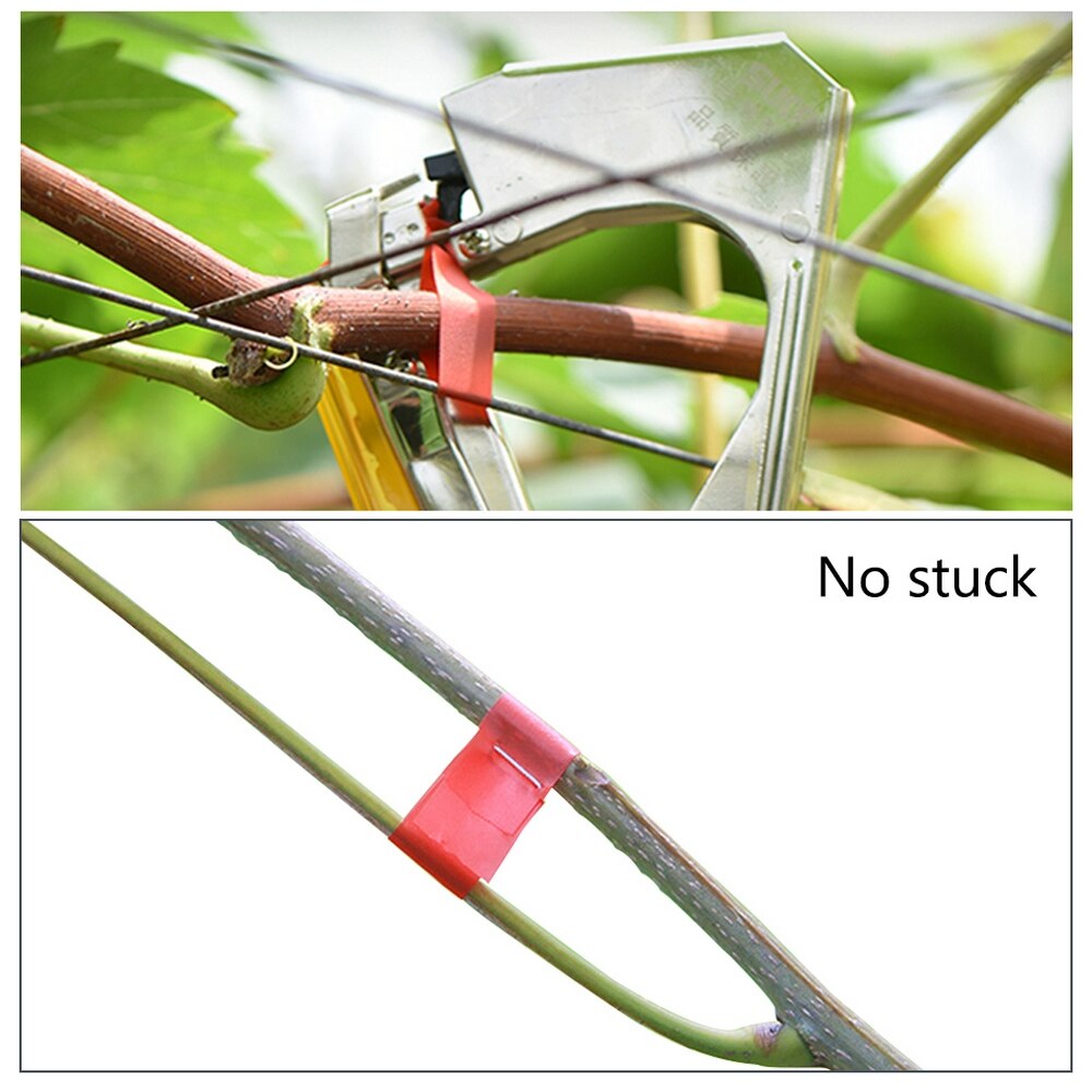 10000 pcs Tape Tool Tapener Tying Staple pin Nail Tape Tool fruit tree Secateurs Machine Pack Plant Garden Trunk Connect Tool