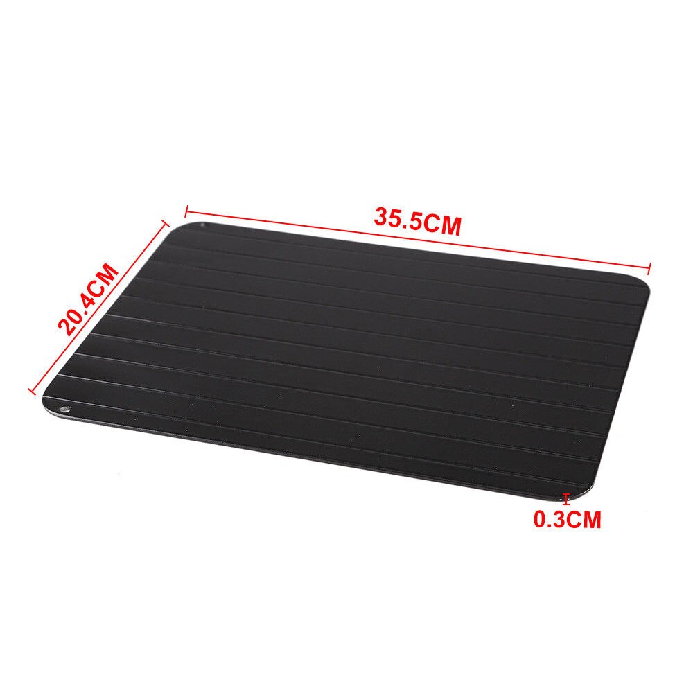 1pc Magic Defrost Tray Metal Plate Defrosting Tray Safe Fast Thawing Frozen Meat Fish Sea Food Kitchen Cook Gadget Tool