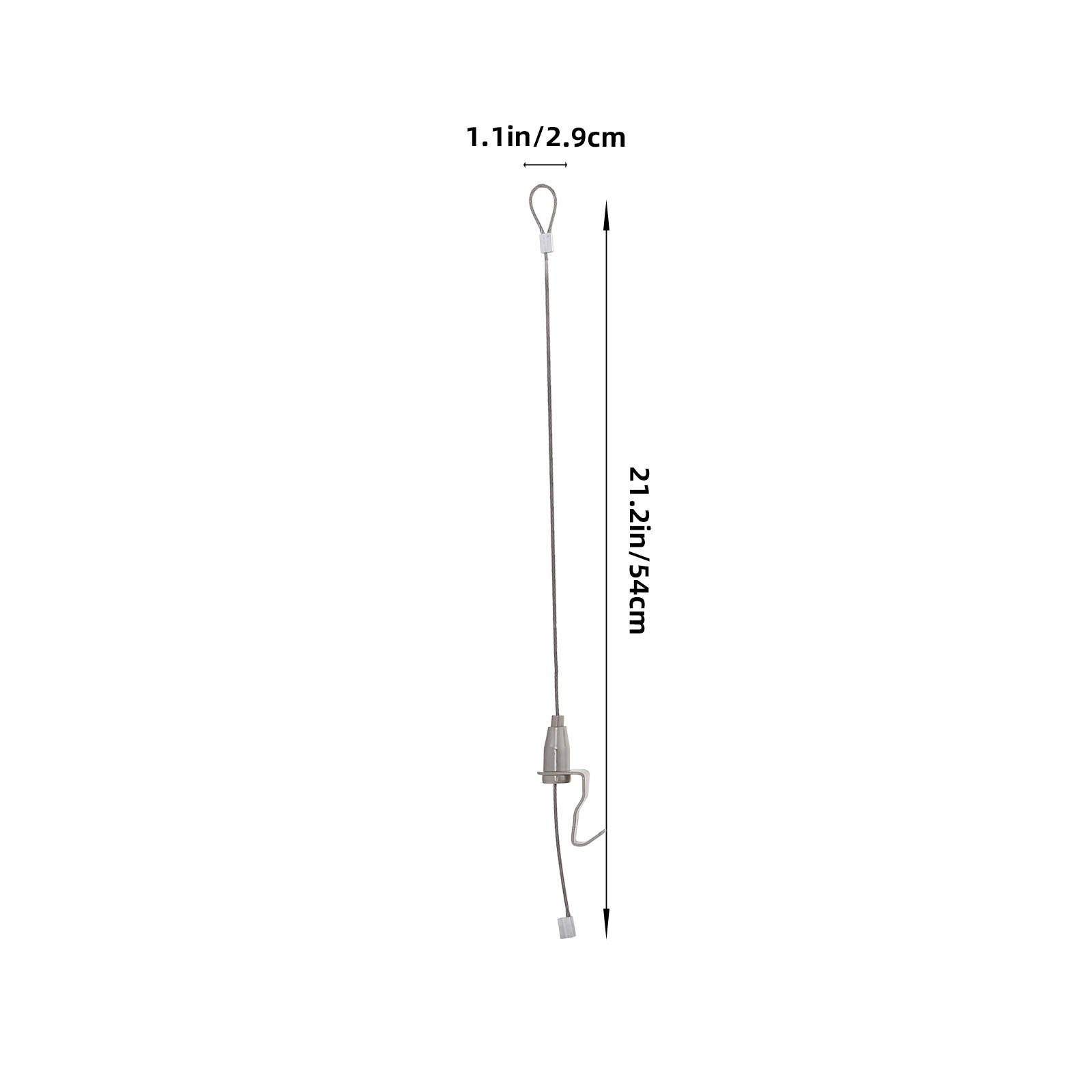10 Sets Picture Rail Hook Hanging Kit Wall White Frames Hooks for System Pictures Steel Wire