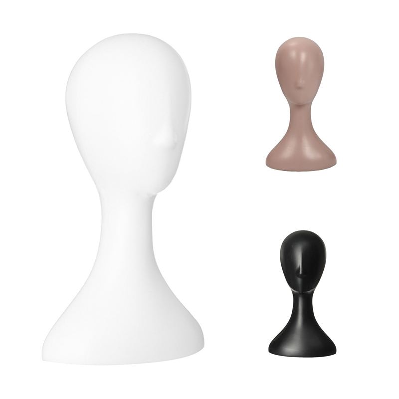 Dame høj plast hoved paryk hoved kvindelig model hoved