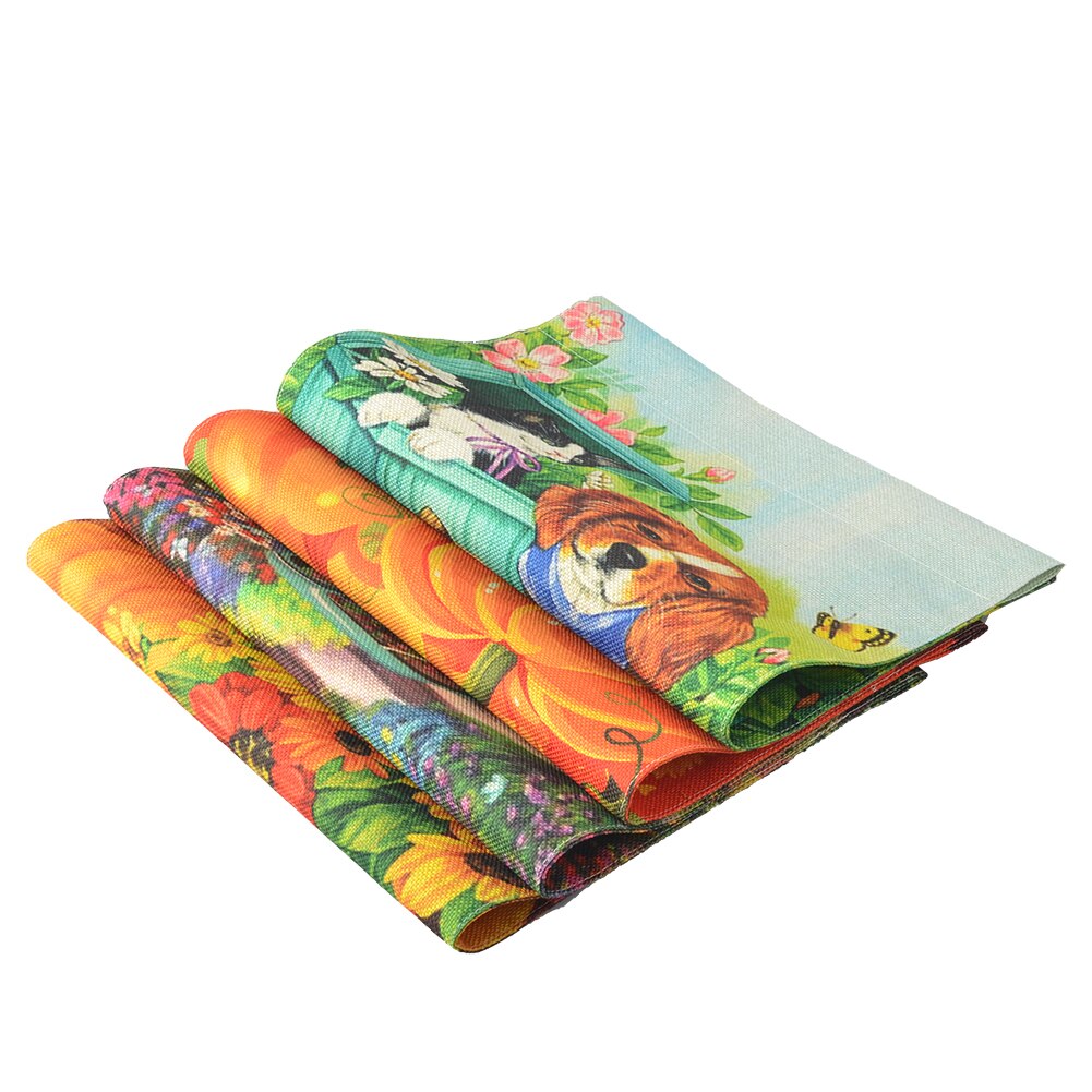 2pcs Autumn Welcome Yard Signs Garden Flags Pumpkins Sunflowers Decor Banners Farmhouse Seasonal Outdoor Yard Decorative Flags