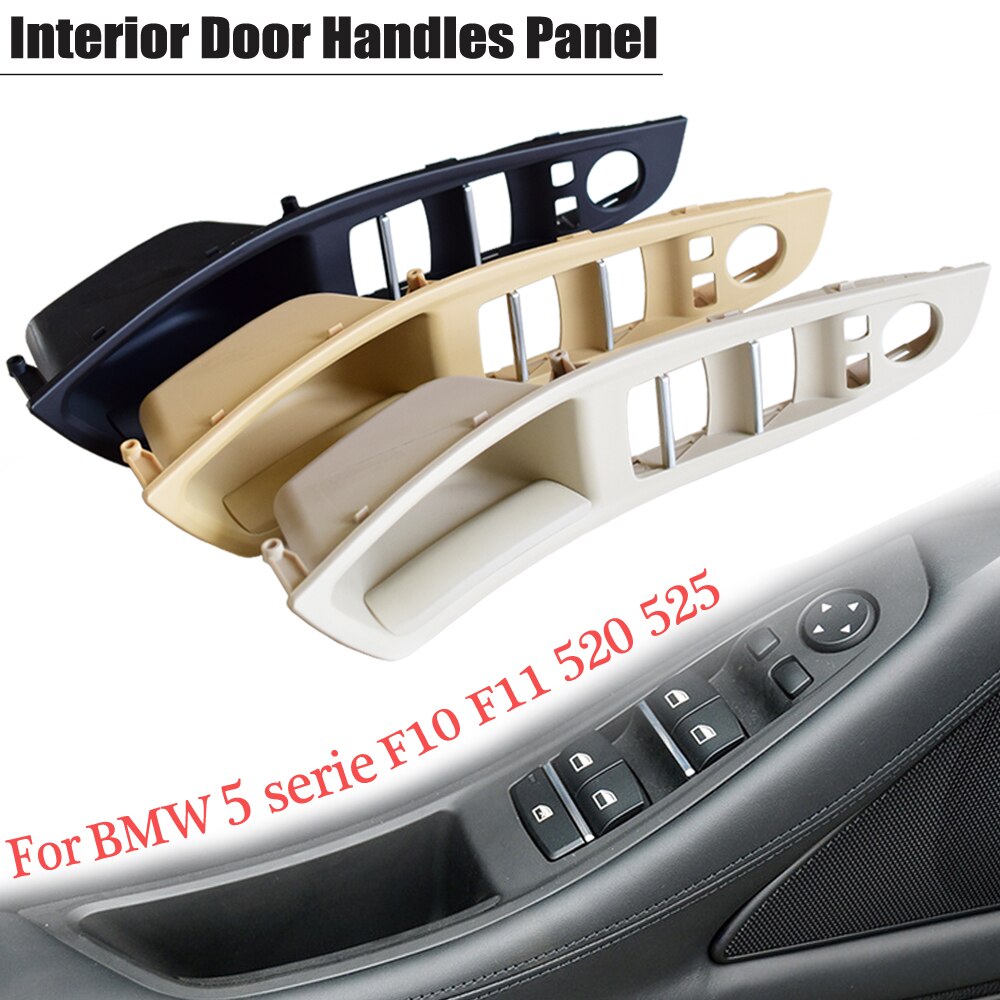 For Bmw 5 Series F10 F11 F18 Door Inner Handle Left Front Door Interior Door Panel Driver'S Seat Button Switch Frame Storage