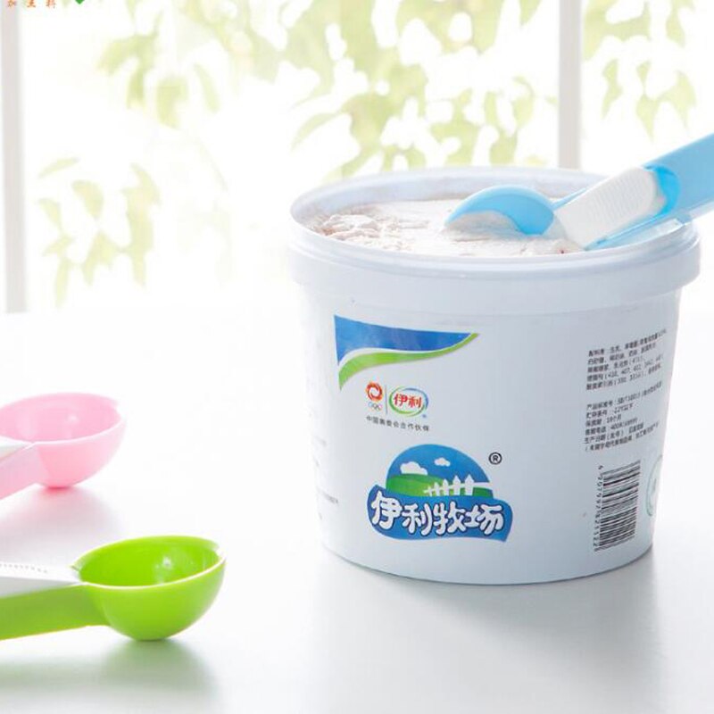 Køkkengadget plastisk isskugler frossen yoghurt dej frugt mos scoop ske frugt is kuglemaskine bar tilbehør