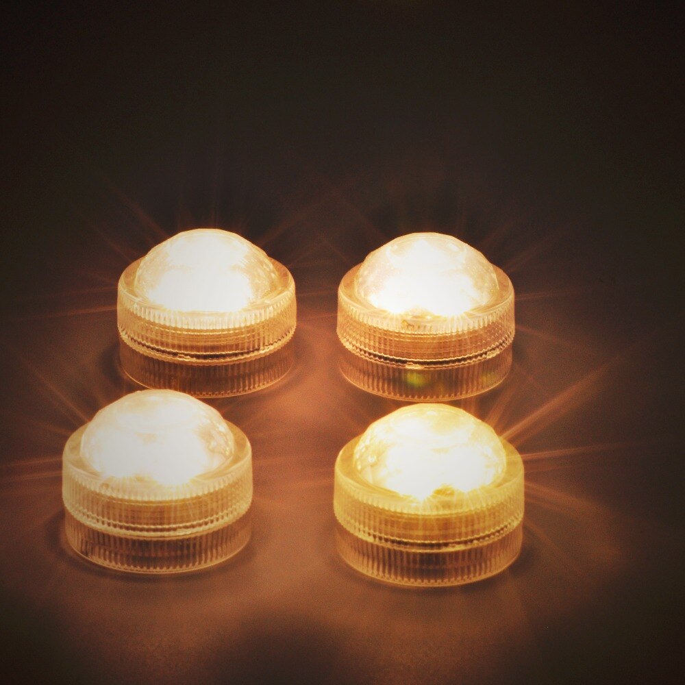 3LEDs submersible led light underwater party light for Wedding Decoration CR2032 battery operated night lamps include batteries