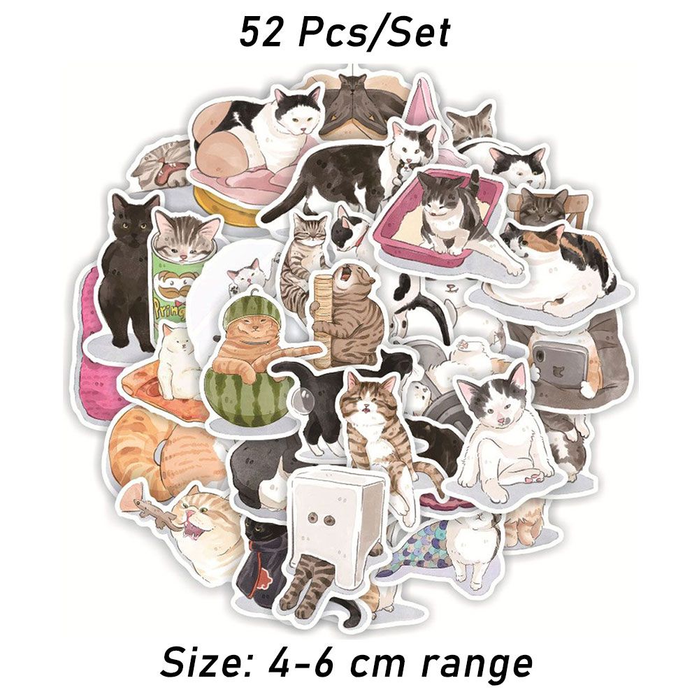 Aesthetic Waterproof Minimalist Cartoon Decals Cute Sticker