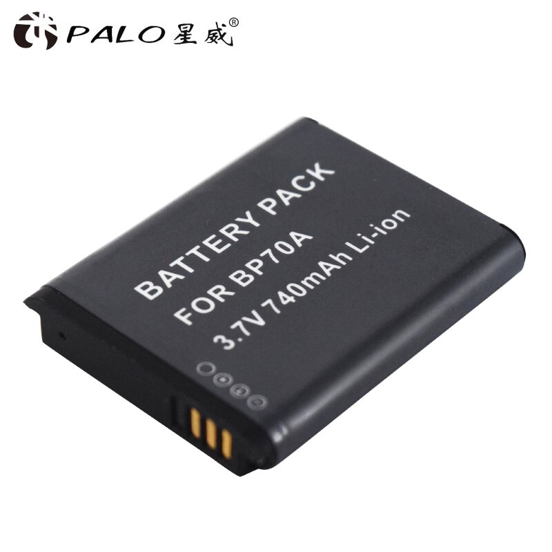 BP-70A BP 70A BP70A rechargeable camera battery 740mAh for Samsung ES65 ES70 TL105 TL110 PL100 Camera SLB-70A battery