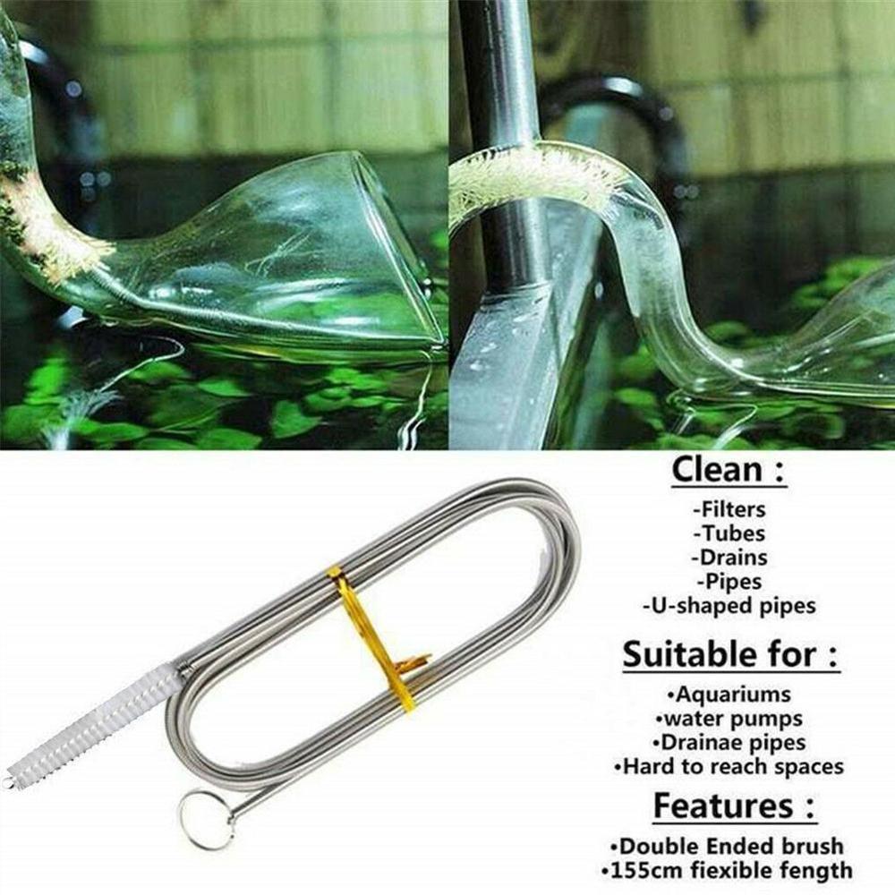 Long Flexible Refrigerator Scrub Brush 90/155cm Water dredging tool Cleaning The Water Tubing Refrigerator Drain Dredge Gadgets