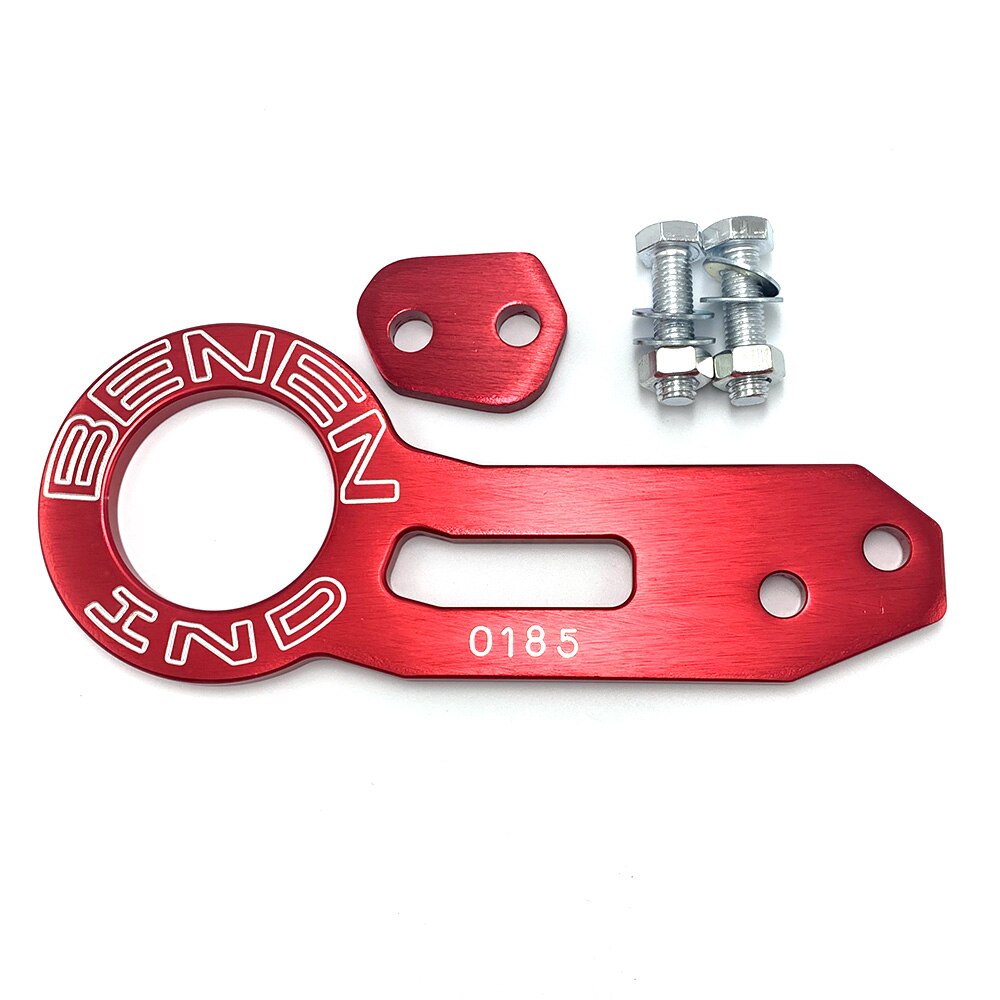 Barras de remolque de coche Universal de aleación de aluminio con estilo gancho de remolque trasero accesorios de decoración multifunción