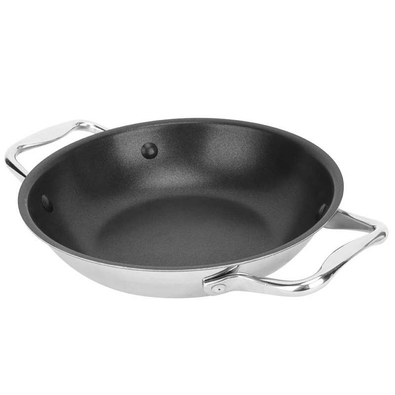 Frying Pan Double Handle Cooking Pan Home Kitchen Restaurant