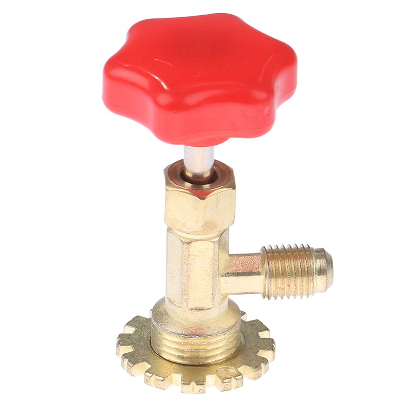 Til bil aircondition kølemiddel åben 1pc sae auto ac kan tappe ventil flaskeåbner  r134a m14 / 1/4 "lækagesikker switch: Rd