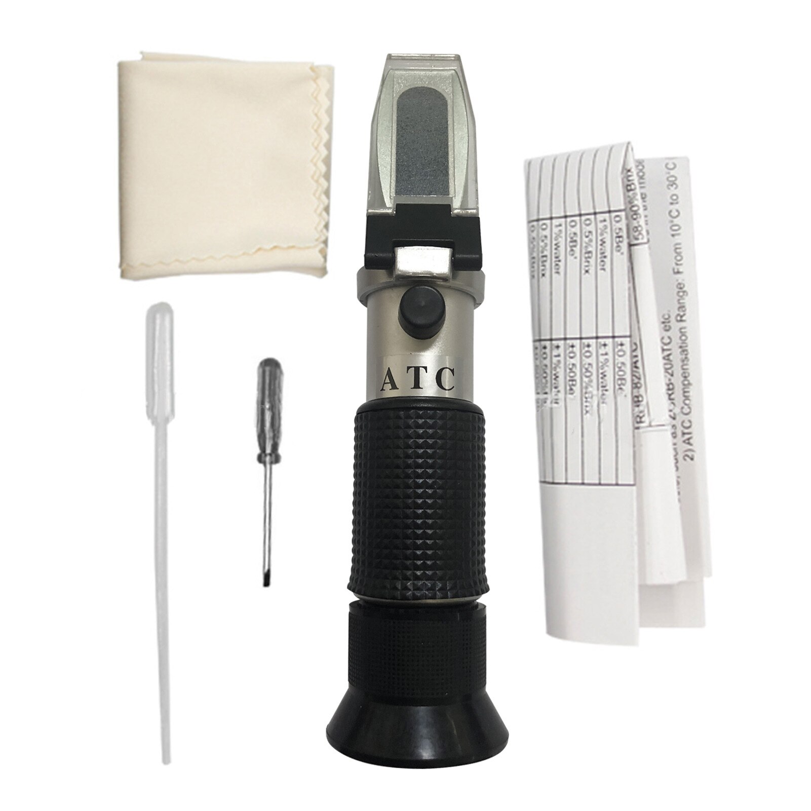 Tool Temperature Measuring Instrument Fruit Handheld For Beekeepers Honey Refractometer Brix 58-92% Solution Water Sugar Content