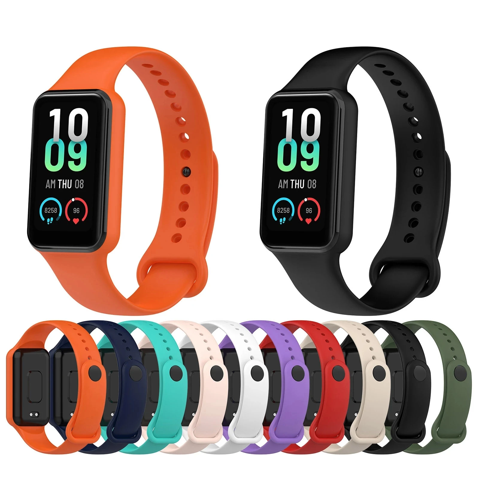 Offizielles Armbinde für Amazfit Band 7, Sport-Handgelenk-Ersatzarmband, weich, für Amazfit Band 7, Sport-Armbinde-Zubehör