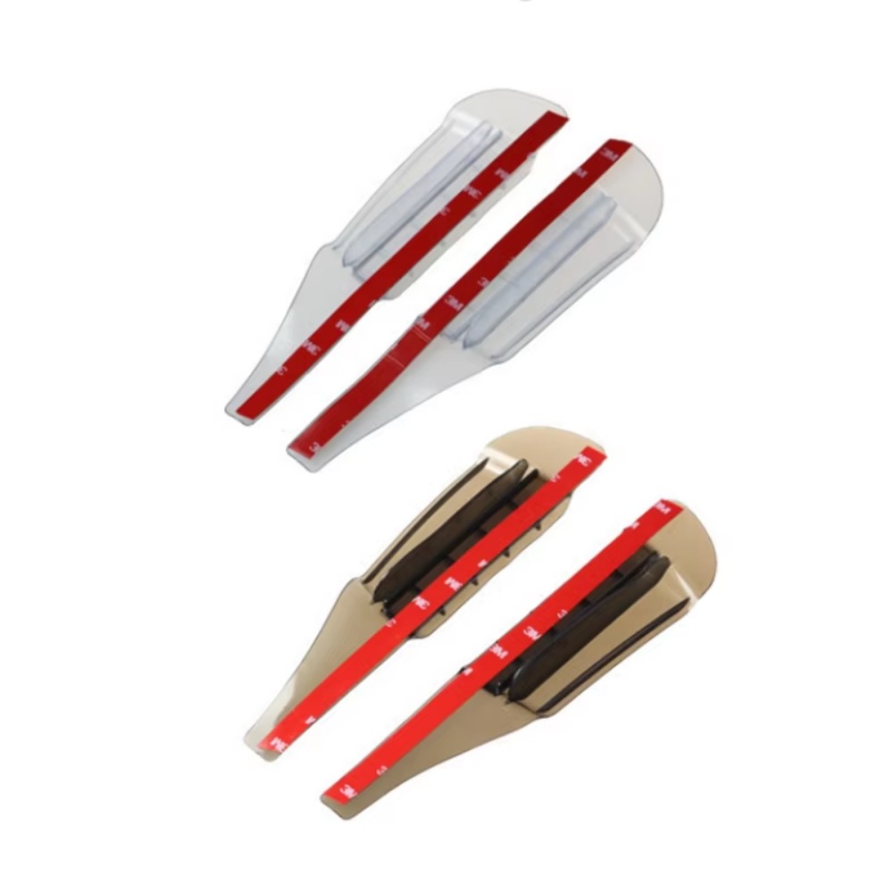 1 par de espejos retrovisores laterales de plástico Universal, parasol, tablero protector contra la lluvia para coche