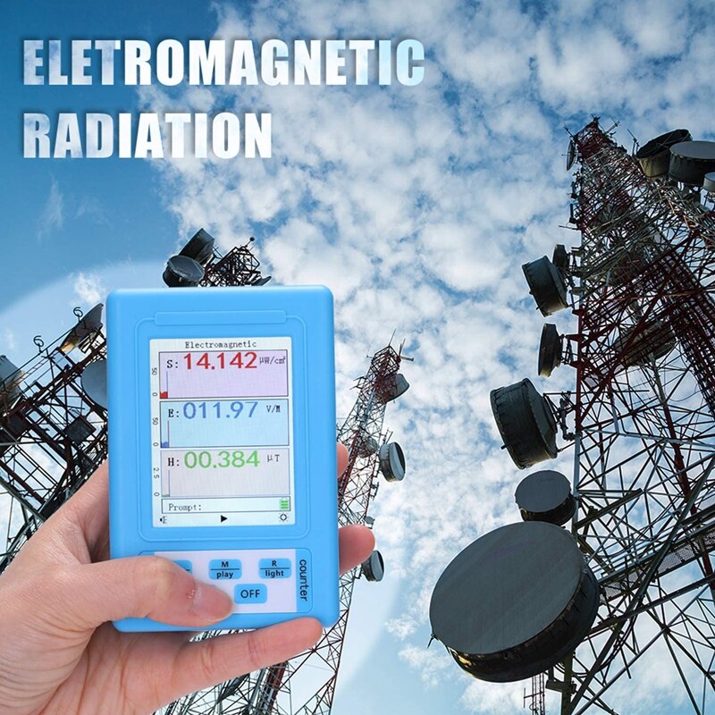 BR-9A Handheld Draagbare Elektromagnetische Straling Detector Hoge Precisie Elektromagnetische Straling Tester