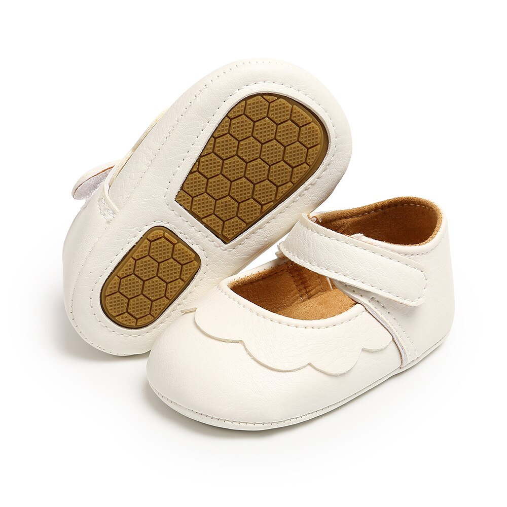 Baby Schoenen Pasgeboren Baby Meisje Prinses Antislip Lace Bloem Baby Schoenen Effen Babyschoenen