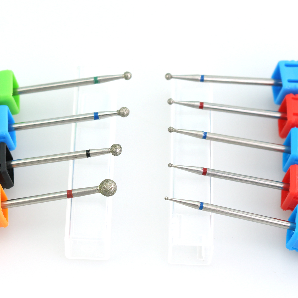 1Pcs Diamond Nail Drill Rotate Burr Bits Nail File Milling Cutter For Electric Manicure Machine Polish Remove Nail Art Tools