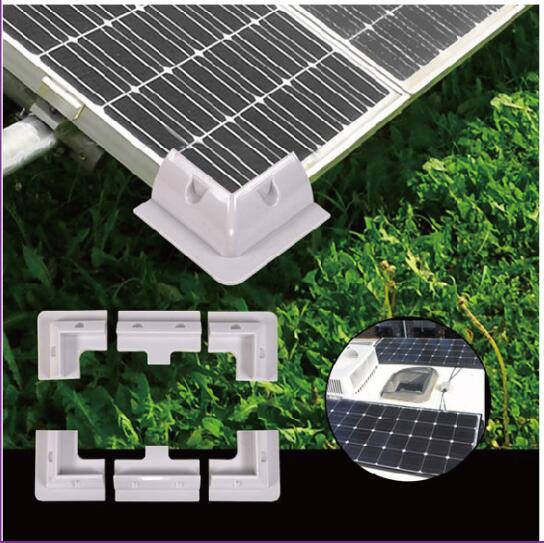 Zonnepaneel Beugel Boor-Gratis Solar Beugel Voor Rv Boten Caravans Marine Campers Dak Set Van 6 Hoek beugel
