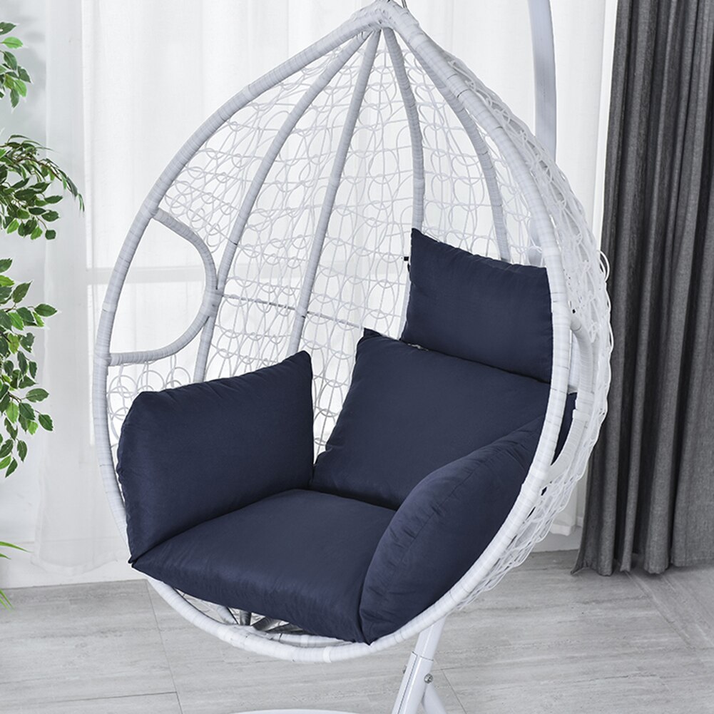 Rocking Chair Seat Cushion Swing Hanging Basket Back Pads Hanging Egg Hammock Chair Cushion for Home Garden Hammock
