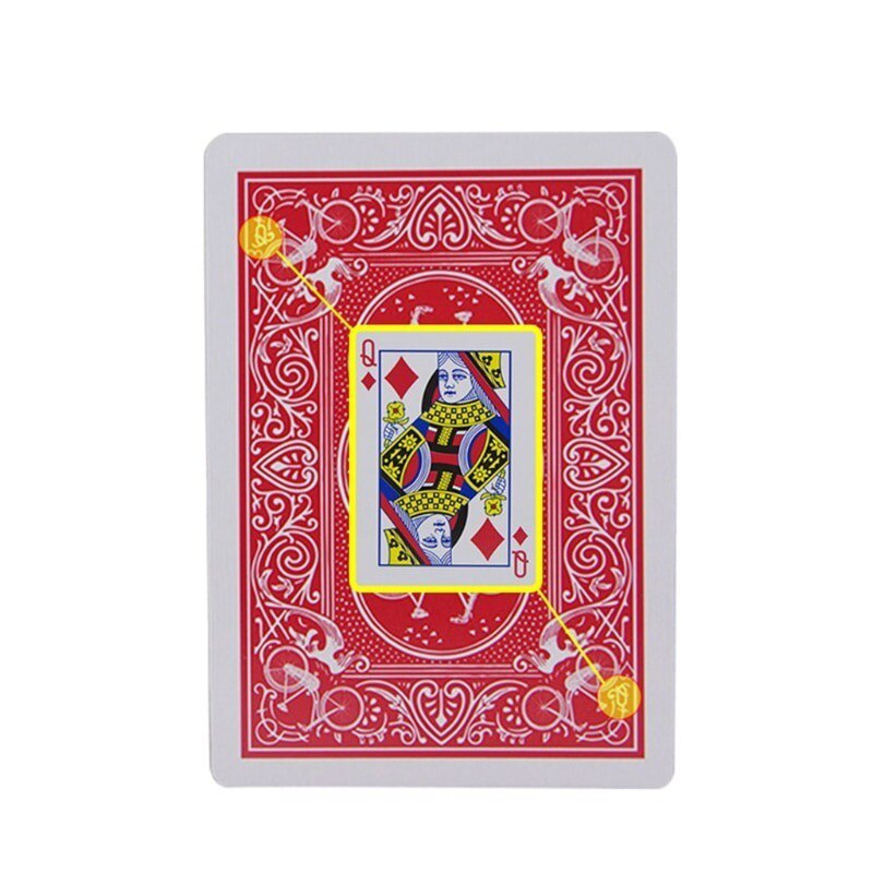 1 Pack Magische Kaarten Magic Poker Secret Gemarkeerd Perspectief Poker Door Professionele Spelen Tricks Kaarten Magie Rekwisieten