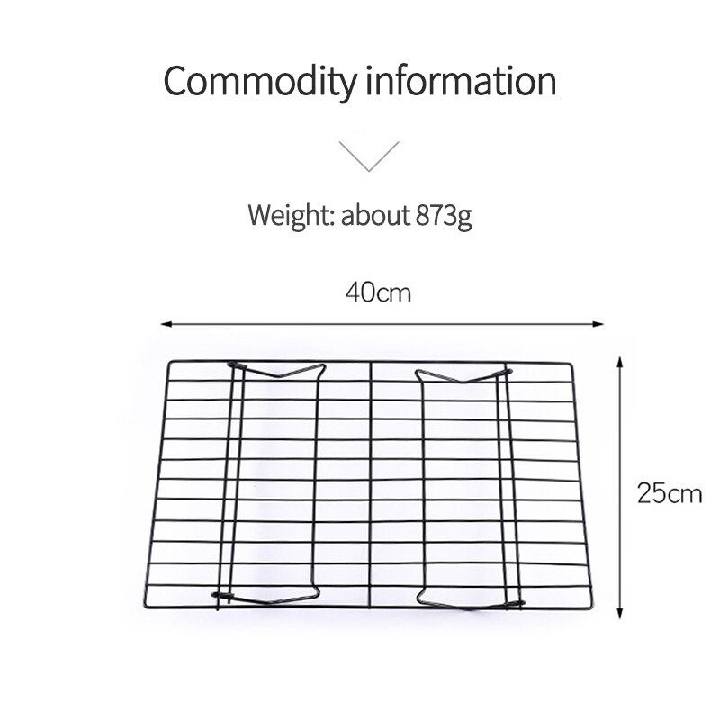 Rejilla de alambre de acero inoxidable de 3 capas, bandeja refrigerante, estante para comida, horno, cocina, horno, Pizza, pan, barbacoa, soporte para galletas