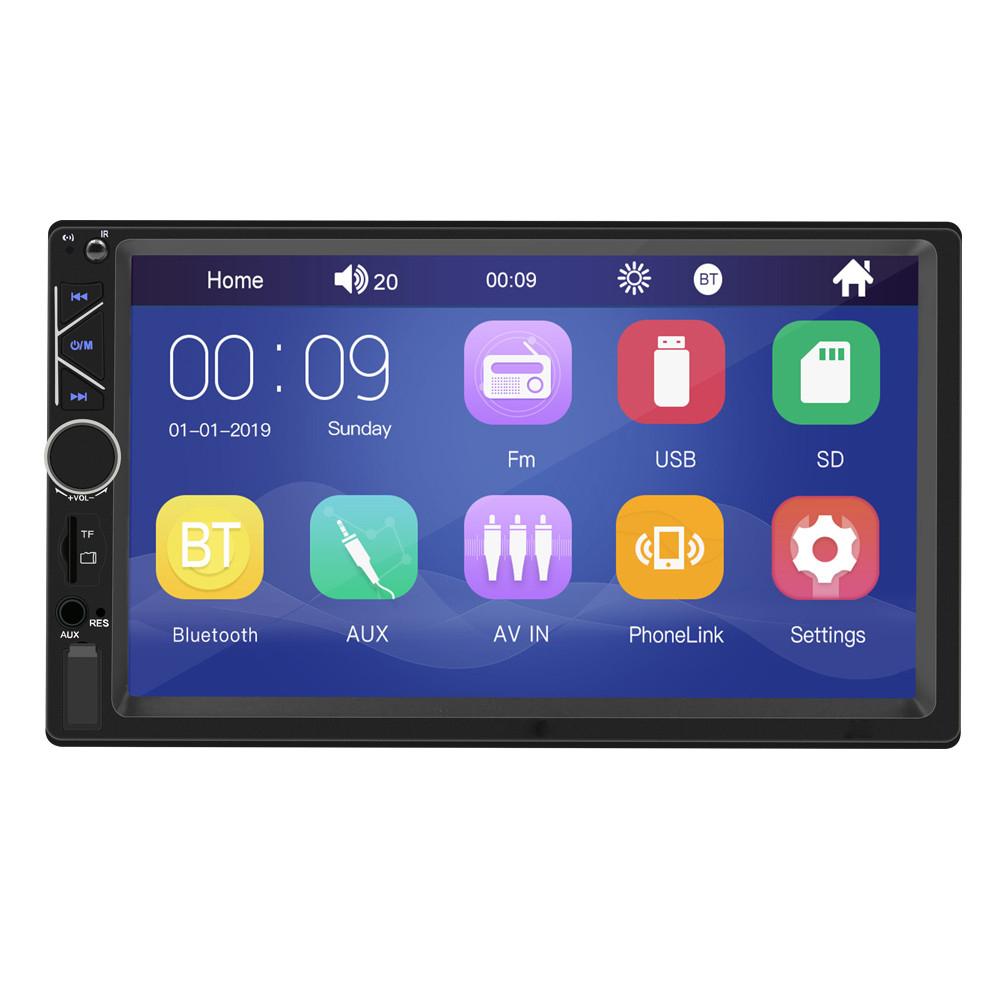 2 Din Car Multimedia Player Touch Screen Stereo Bluetooth Car Radio FM MP5 Player Supports For Android Phone Mirror Connection