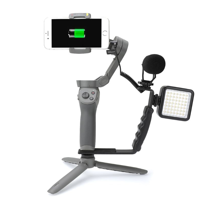 Durable L Geformt Telefon Stabilisator Stand Halter Expansion Halterung für DJI Osmo Mobile 2 3 Gerät Zubehör