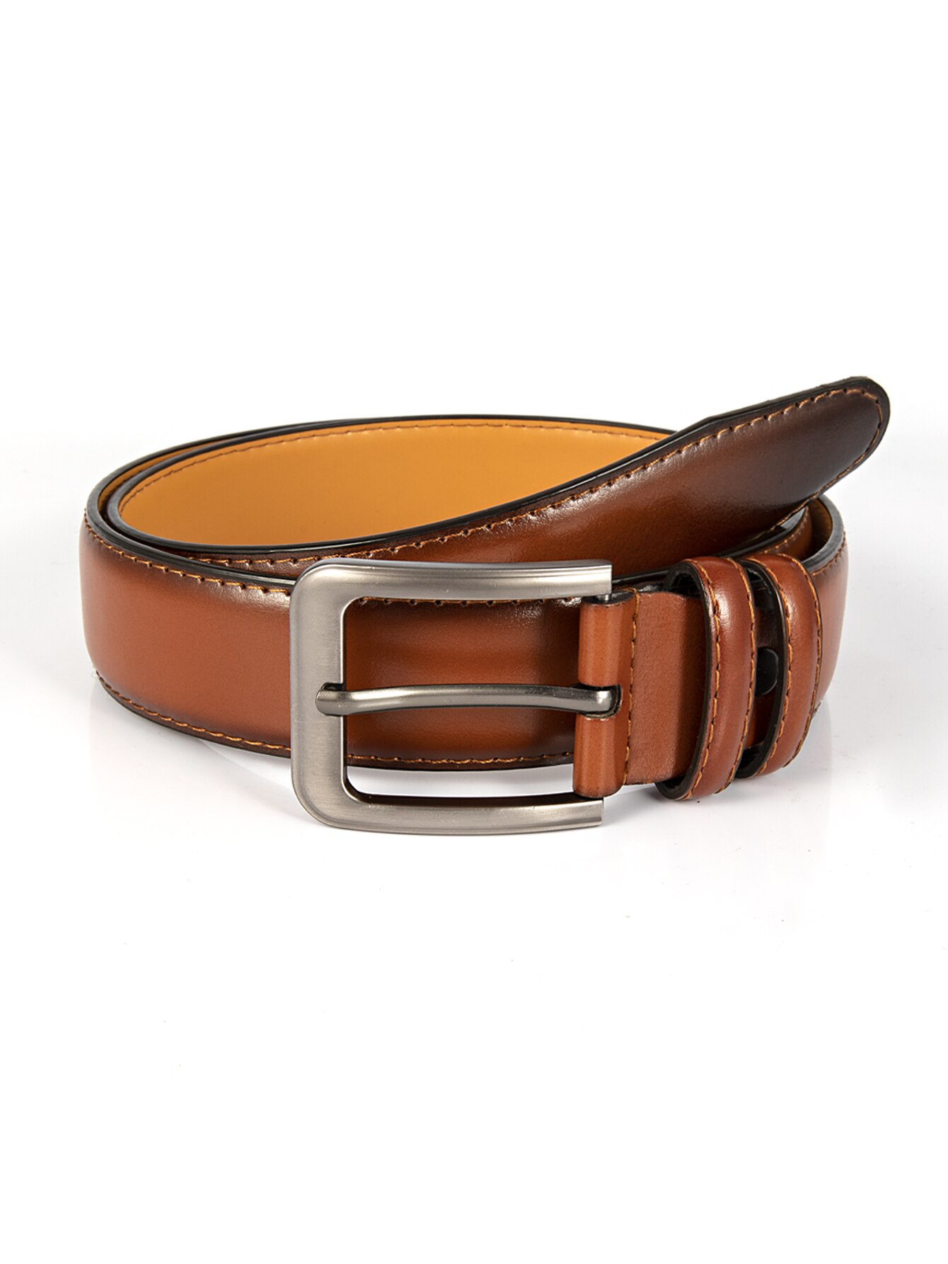Square Buckle Brown Men's Belt