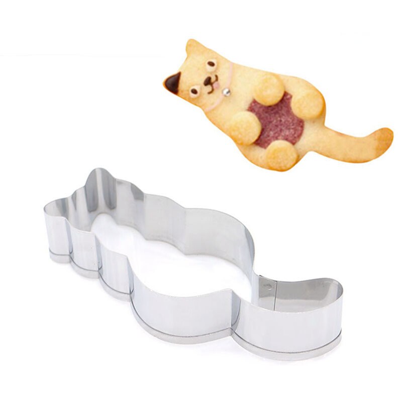 5 stilar diy tårta dekorera djur husdjur katt ben tass kakskärare mögel 3d socker hantverk bakverk kex fondant tårta bakform