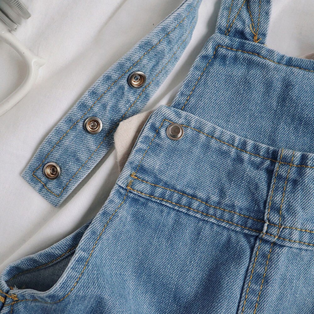 Gesamt für Mädchen 3-8 Jahre freundlicher Overall Beiläufige Gesamt für Mädchen freundlicher Baby Mädchen Sommer Overall Denim Overall