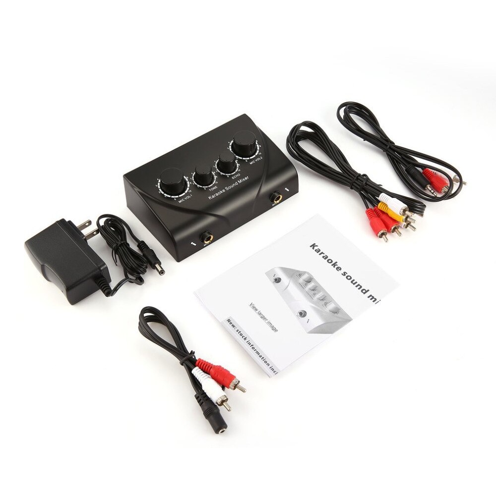 Karaoke Sound Mixer Audio System Portable Mini Digital Audio Sound Karaoke Machine Mixer System Karaoke Player