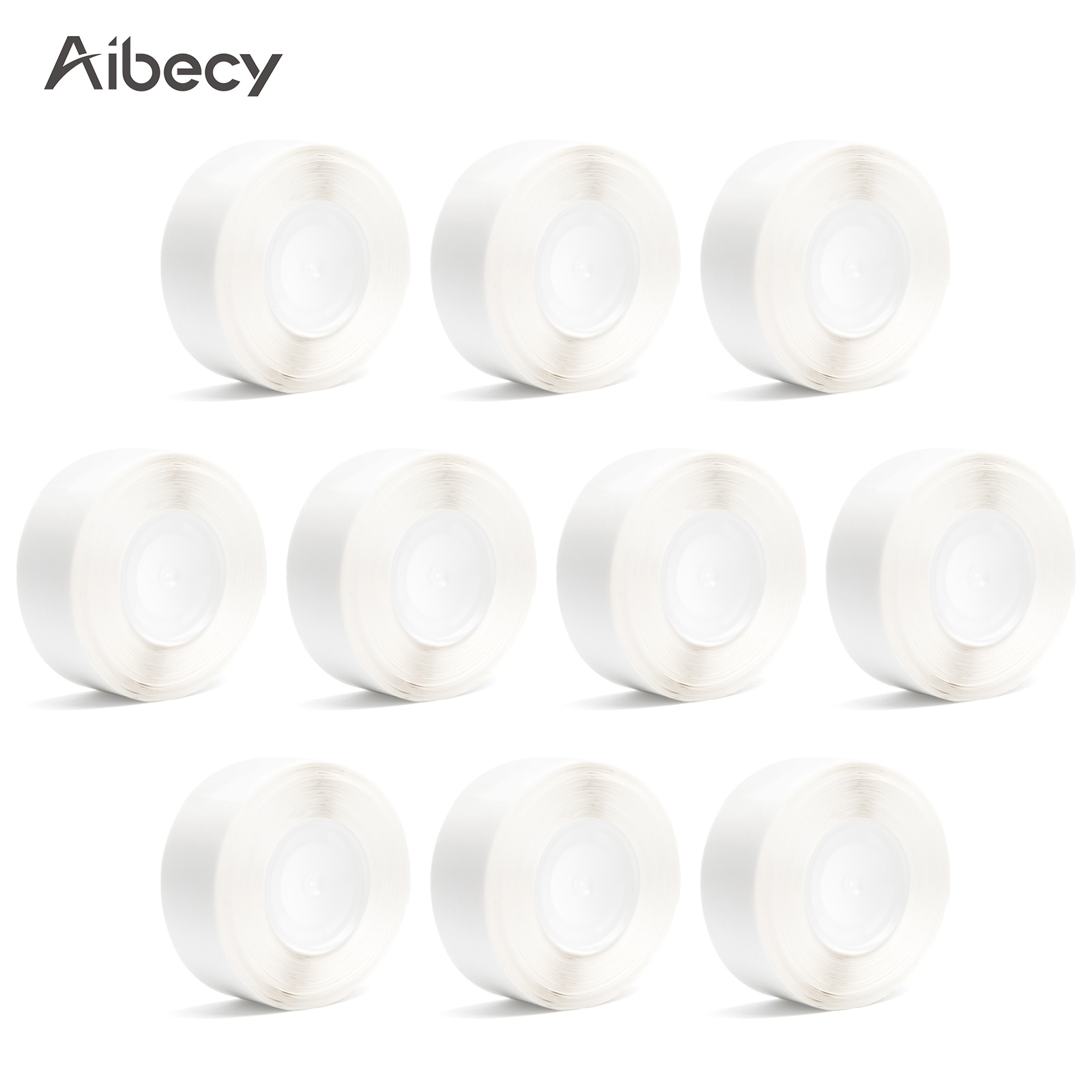 10 Rolls White Blank Label Paper Self-Adhesive Thermal Paper Roll 12*22mm 260sheets/roll Compatible with D30 Thermal Printer