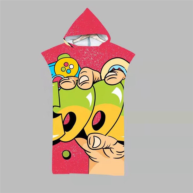 Zomer Hooded Bad Strand Handdoeken Microfiber Veranderende Gewaad Surf Poncho Handdoek Voor Zwemmen Strand Outdooor Badjas Wetsuit
