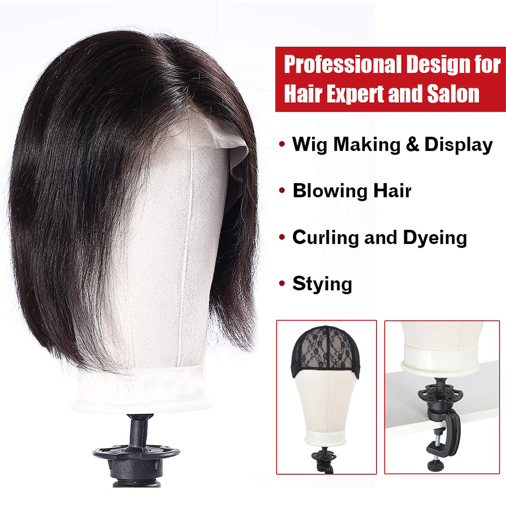 21"-23'' Canvas Block Head DIY Head Welf/Hair Extension/Lace Wig Styling Mannequin Head Canvas Head For Making Wigs Hair Accesso