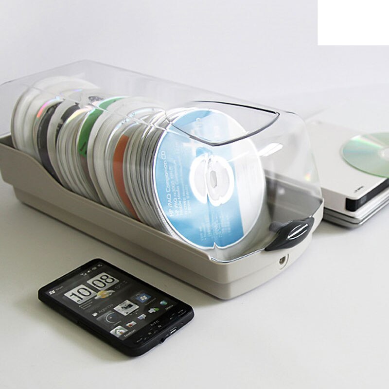 ymjywl CD Case 120 Dish Capacity Loaded With Cassette CD/DVD Box With Anti-theft Lock Child Llock For Car And Home