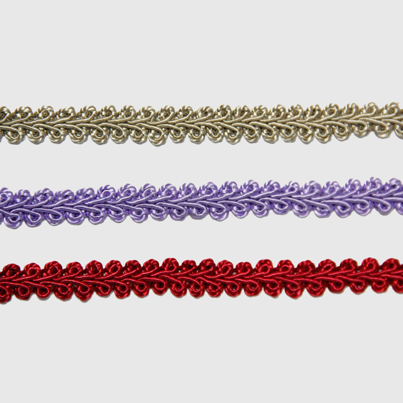 12M Braid Trim Lace Trim Gimp Basic Sewing Ribbon Polyester DIY Crafts Sewing Costume Home Decorative macrame Braided Cords