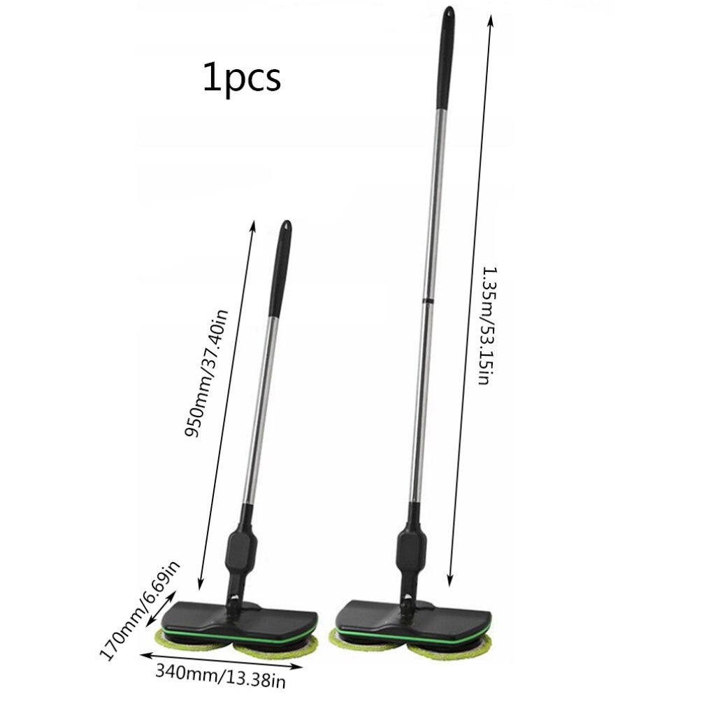 Household Wireless Electric Hand Push Sweeper Microfiber Automatic Mop Machine Rechargeable Cleaning Pad Home Floor Clean Tool