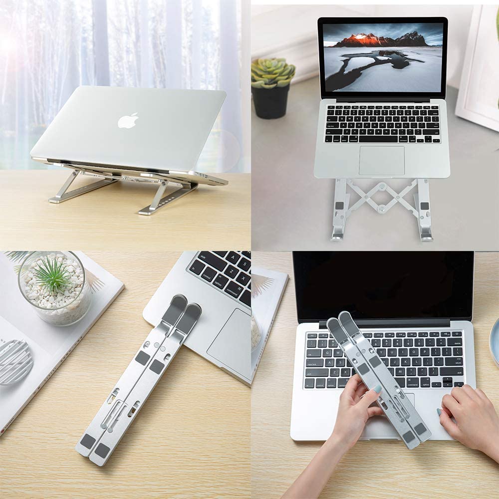 Portable Folding Laptop Stand Adjustable Support Base Notebook Stand Holder For Macbook Pro Air Lapdesk Computer Cooling Bracket