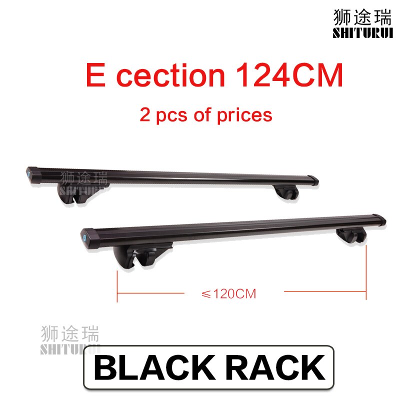 Universal 135CM Car Roof Racks Cross Bars Crossbars 75kg 150LBS For Great Wall HOVER HAVAL h9 h2 h3 h4 h5 h6 h7: 2 PCS BLACK 125