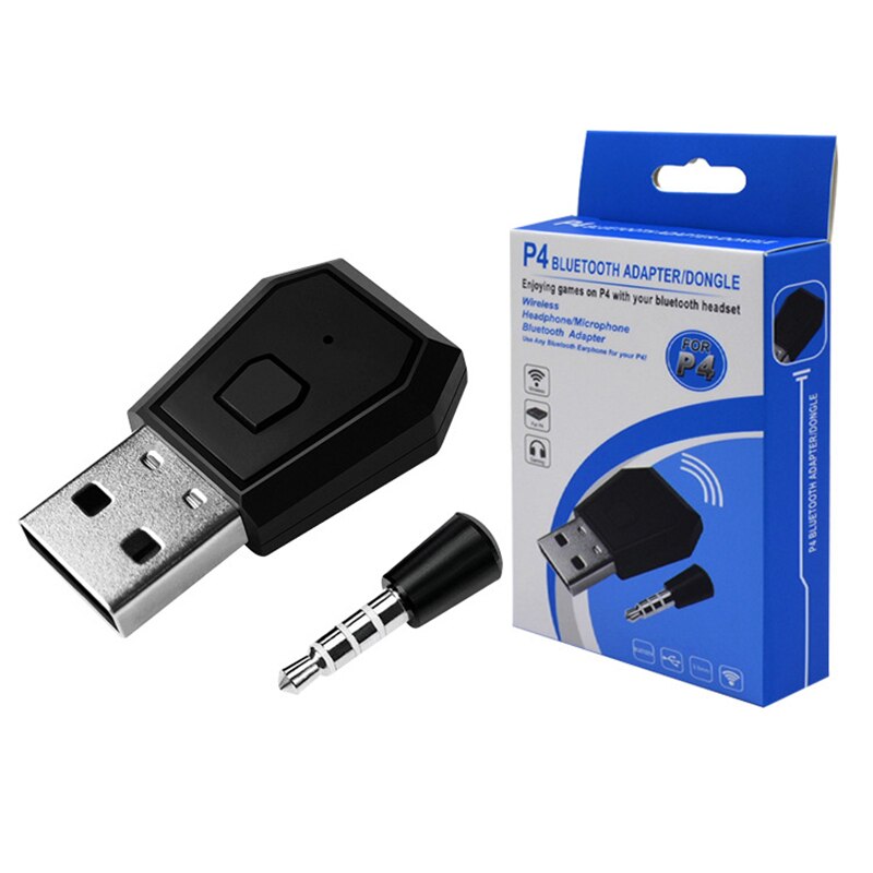 Trådløs usb-adapter / d-ongle bluetooth-mottaker forps 4 spillhodesett håndtere bluetooth 4.0 2.4g- mottaker