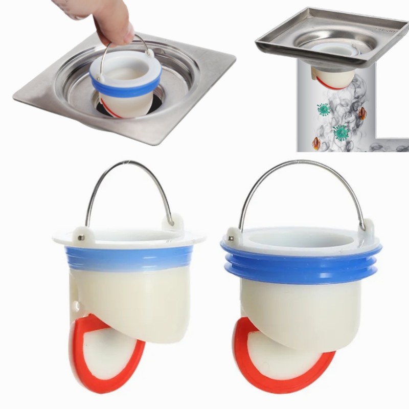 Siphon de sol de douche anti-odeur, couvercle de vidange, bain d'égout, prise de crépine, attrape-cheveux, accessoires de cuisine, HOAccessrespiration