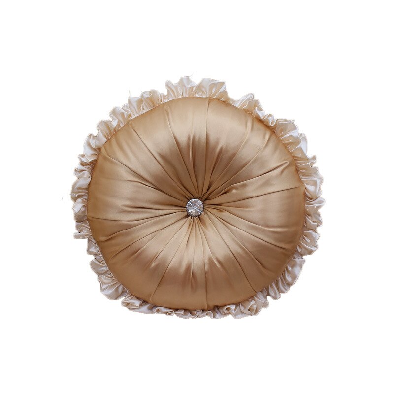 Runde sateng puter moderne puter kaste pute sofa stol rund capa de almofada hjem tekstil funda cojines des