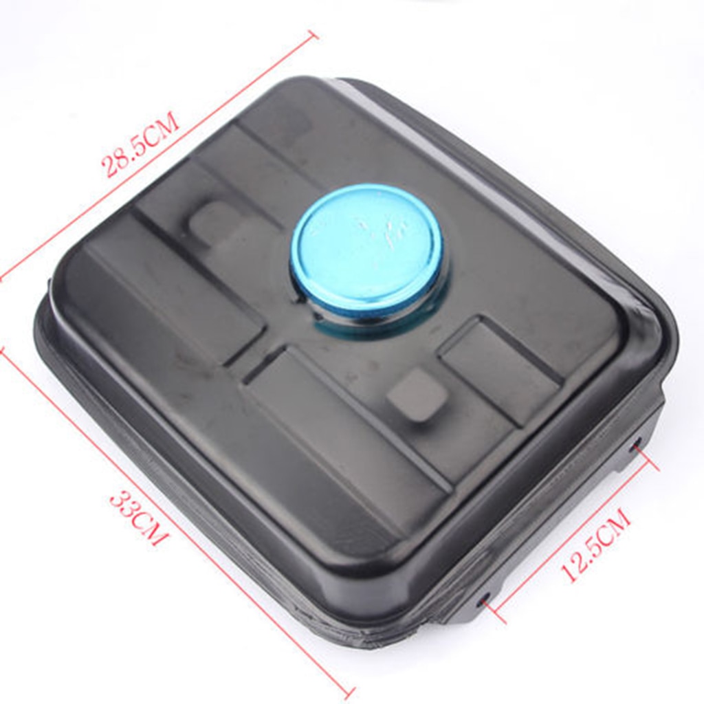 1 Pcs Universal Go Kart Fuel Gas Tank Metal Oil Box For Go Kart Kinroad Ruinmaster Blade Nst Roketa 50 110 70/90KT 11.2x13x4.9″