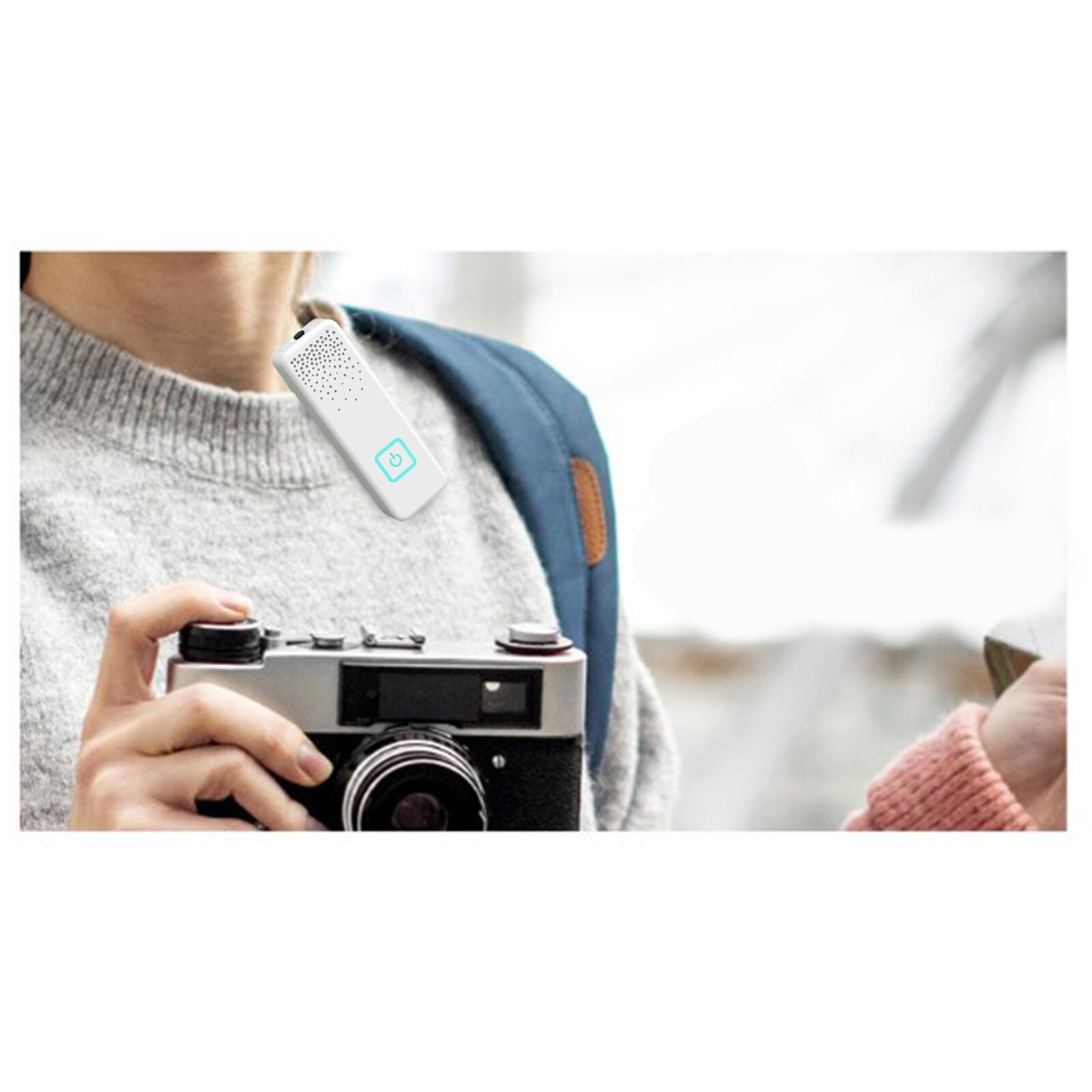 Clip on Ion Generator Air Freshner Portable Ionizer Odor Remover Machine