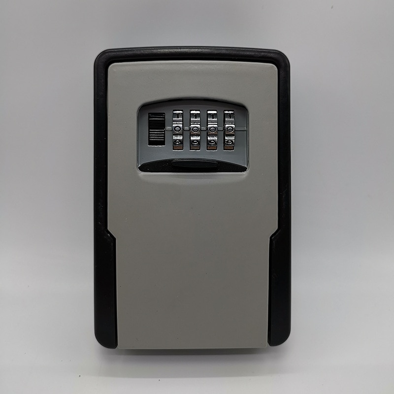 Big size Key Safe Storage Organizer Boxes with 4 Digit Password Spare Keys Metal Secret Organizer Box Home Office Key Hidden