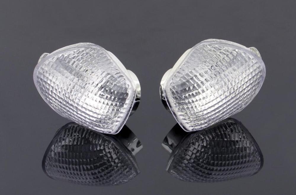 Areyourshop Voor Honda CBR600 1991-1994 Voor Motorfiets Richtingaanwijzers voor Light Lens Blinker Cover Clear Rook Gecertificeerd: Clear