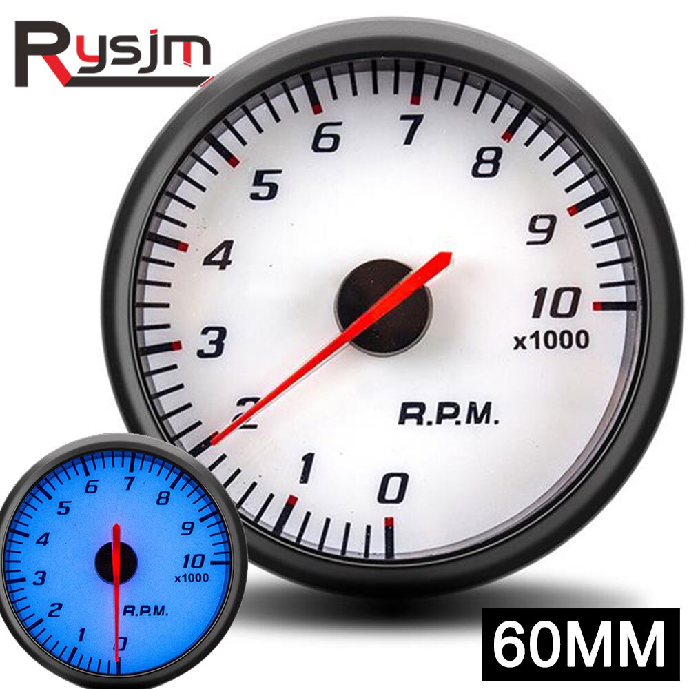 60mm Car Tachometer RPM Meter With Gauge Rack High... – Grandado